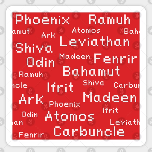 Summon (FFIX) Sticker by inotyler